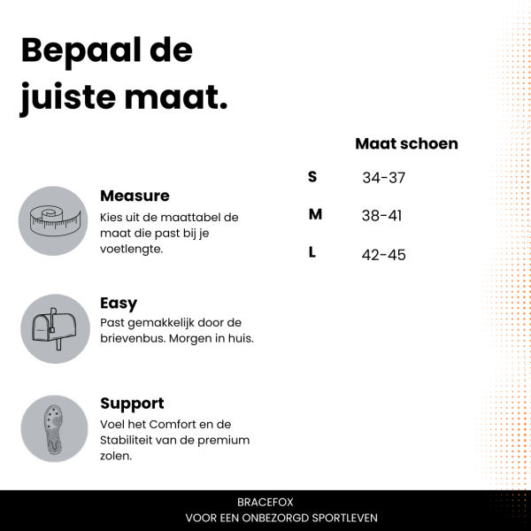 Bracefox® Sport inlegzolen ‘EnduSole’