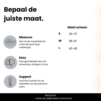 Bracefox® Sport inlegzolen ‘EnduSole’
