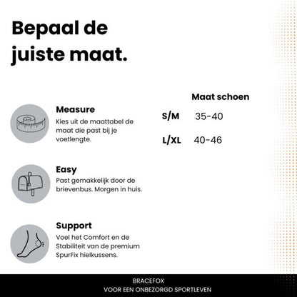Bracefox® Gel hielspoor zooltjes 'Spurfix'