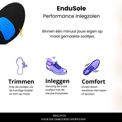 Bracefox® Sport inlegzolen ‘EnduSole’